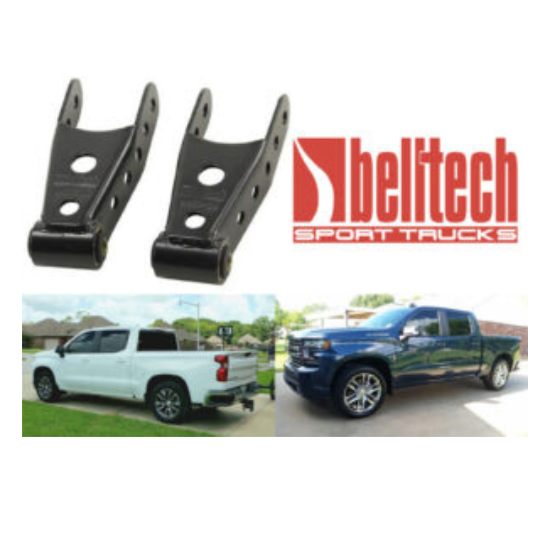 BELLTECH REAR SHACKLE KIT 2019 + SILVERADO/SIERRA 2 – Auto Accessories ...